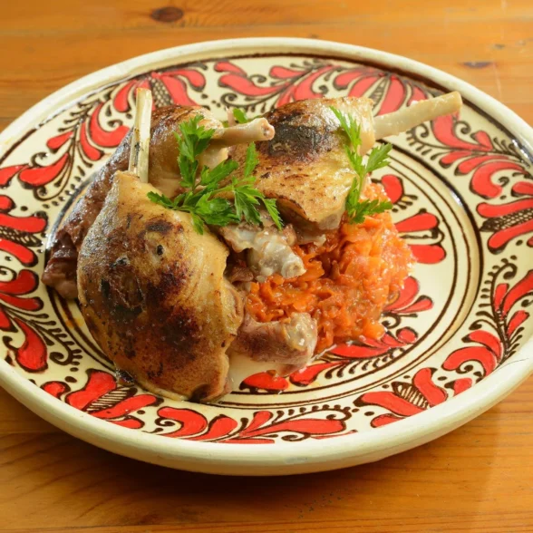 PULPE DE RATA CONFIT CU VARZA CALITA