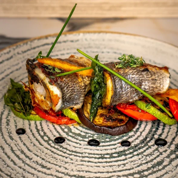 FILE BIBAN DE MARE CU LEGUME LA GRATAR 400g