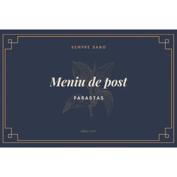 MENIU COMPLET DE POST
