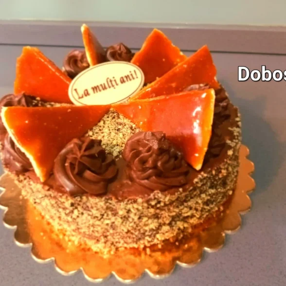 TORT DOBOS – GRAMAJ MIN. 1,5 KG – PRECOMANDA 48 DE ORE